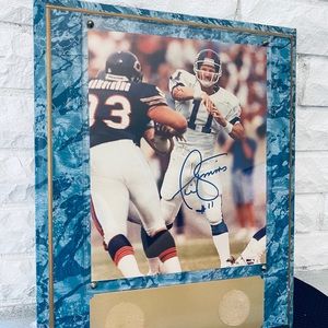 Phil Simms - Autograph Plaque - Football - Giants